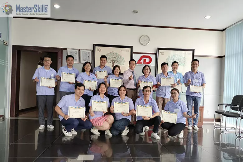 Lớp đào tạo tại Ashahi Denso Việt Nam
