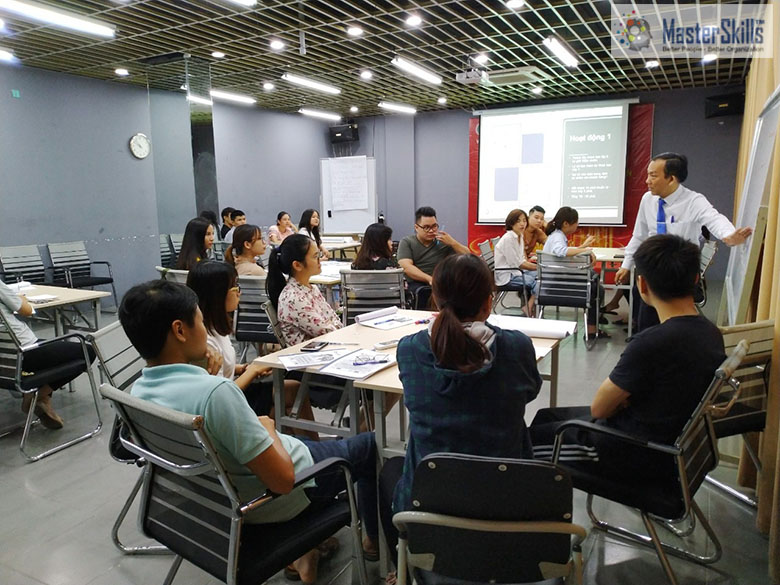 Course delivery photo for Professional Customer Service Skills at China Express Vietnam Company