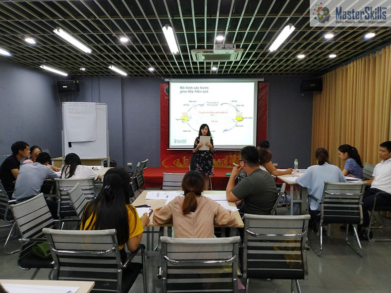 Course delivery photo for Professional Customer Service Skills at China Express Vietnam Company