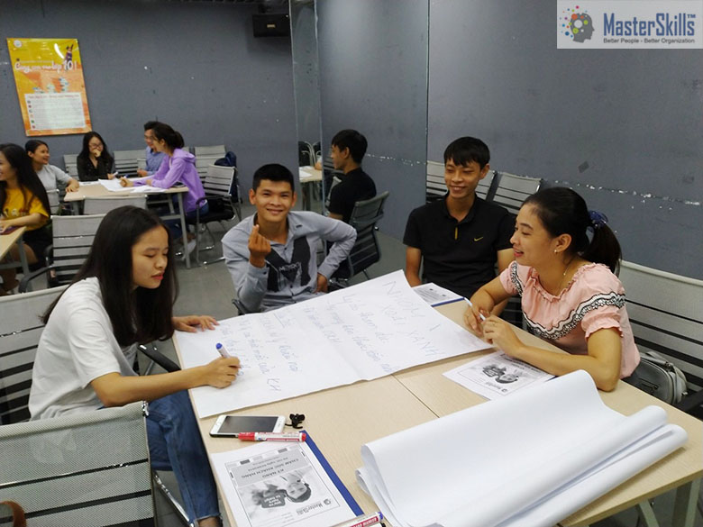 Course delivery photo for Professional Customer Service Skills at China Express Vietnam Company